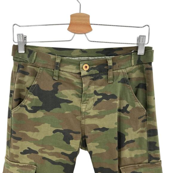 NSF Vincent Camo Skinny Leg Cargo Pant Deep Olive Camo Print Green Size 26 - Picture 3 of 13